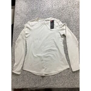 Under Armour Womens ColdGear Long Sleeve Fitted Base Layer White 1298214-100 L